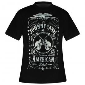 T-Shirt Homme JOHNNY CASH - American Rebel