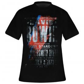 T-Shirt Homme DAVID BOWIE - Hammersmith Odeon