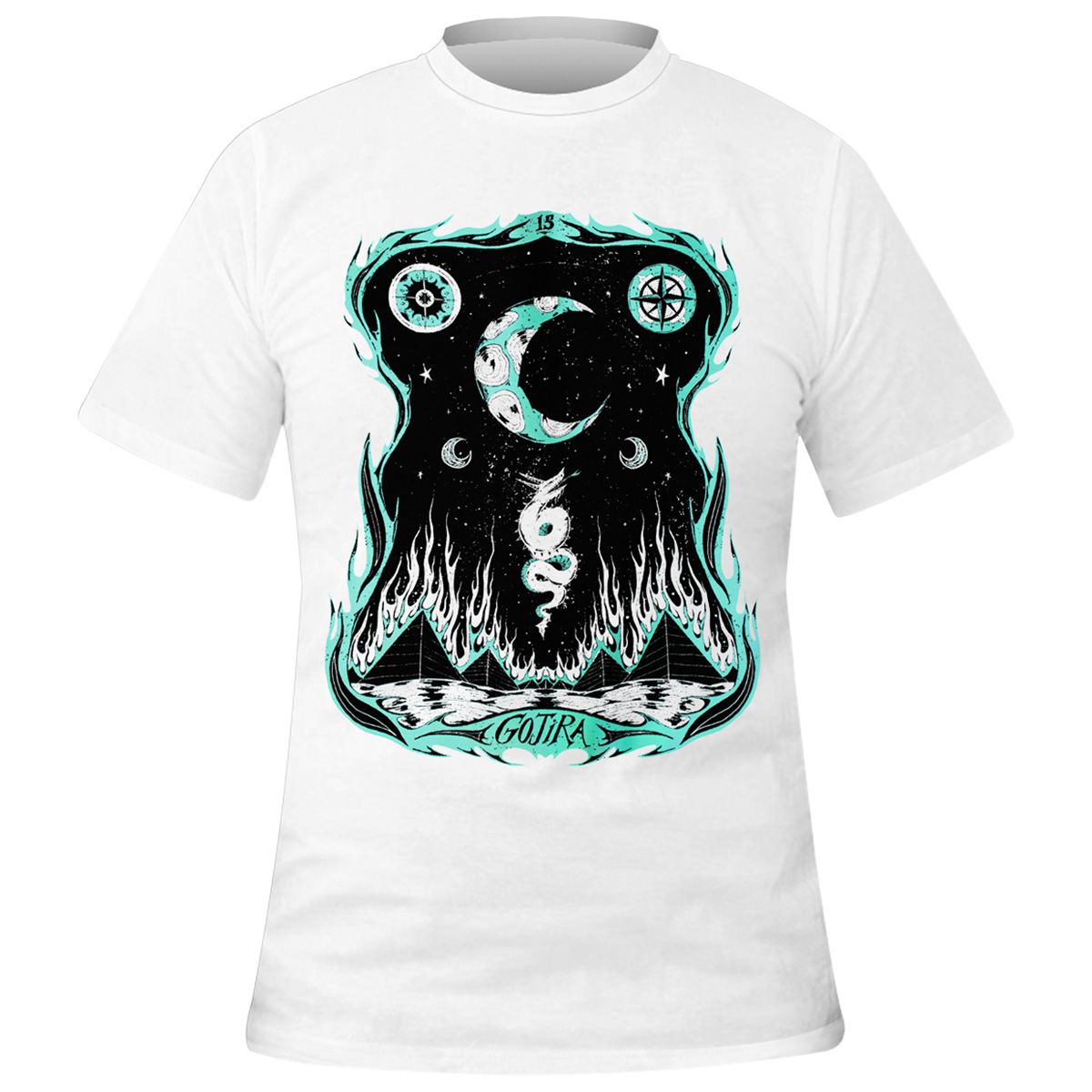 Official T Shirt Noir Gojira HEAVY METAL "Grim Moon" Reaper Toutes Tailles 