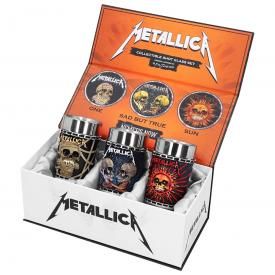 Coffret de 3 Verres à Shooter METALLICA - Pushead