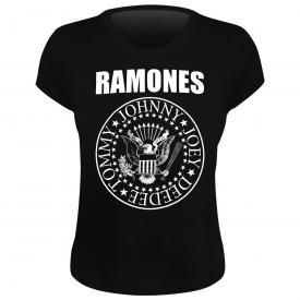 Tee Shirt Femme RAMONES - Seal Logo