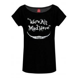 Tee Shirt Femme ALICE IN WONDERLAND - Mad Smile