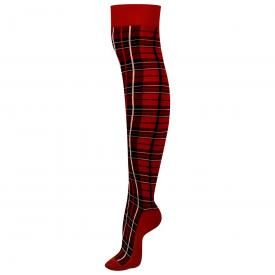 Chaussettes Longues MACAHEL - Red Tartan