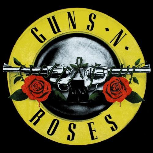 Guns n/'Roses-Logo Classique Homme X-Large zippé à capuche-Noir