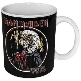Tasse IRON MAIDEN - The Number Of The Beast White