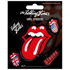 Pack de 5 Stickers THE ROLLING STONES - Logos