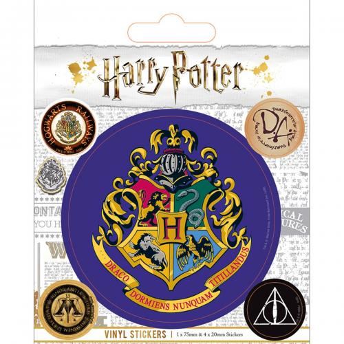 Pack de 5 Stickers HARRY POTTER - Hogwarts - Rock A Gogo