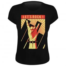 Tee Shirt Femme DIVERS - Let's Rock !