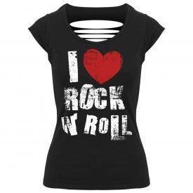 Top Femme DIVERS - I Love Rock N' Roll